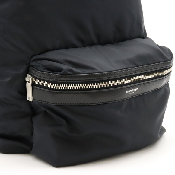 Saint Laurent Foldable City Rucksack Backpack Nylon Black - Picture 7 of 9